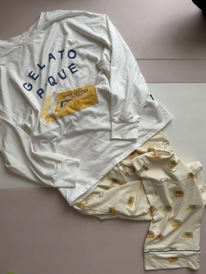GELATO PIQUE BUTTER ロンT ロングパンツ ジェラートピケ