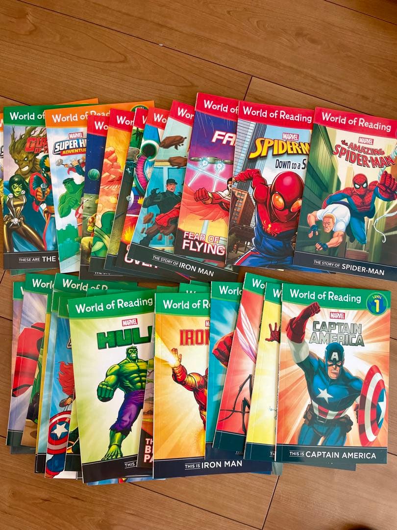 新品World of Reading Marvel マーベル 英語絵本31冊