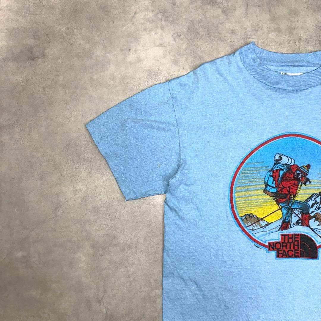 80s Hanes THE NORTH FACE Tシャツ　コピーライト　激レア