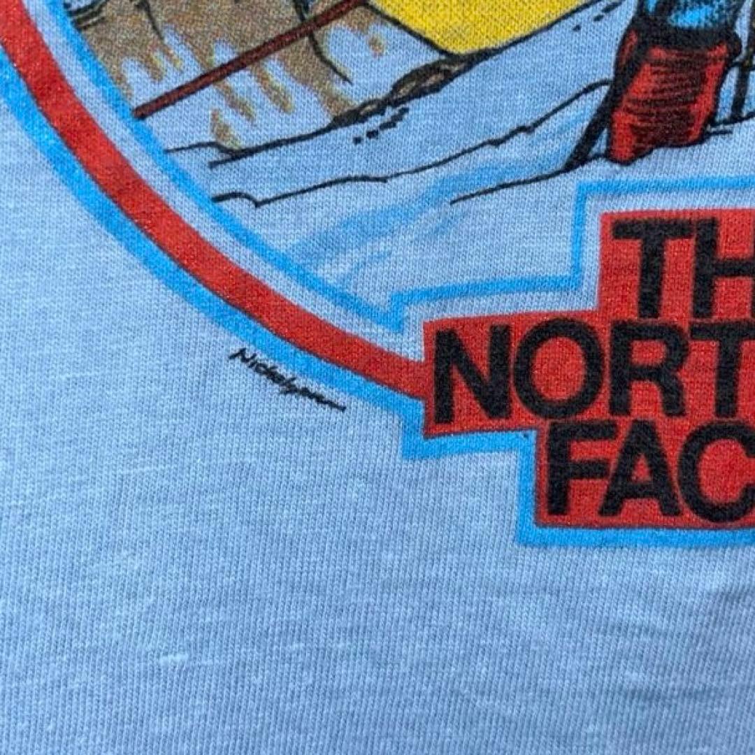 80s Hanes THE NORTH FACE Tシャツ　コピーライト　激レア