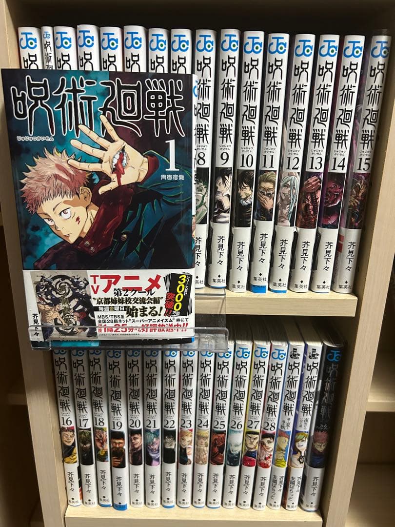 呪術廻戦 漫画セット 0巻～28巻＋小説2巻＋ファンブック