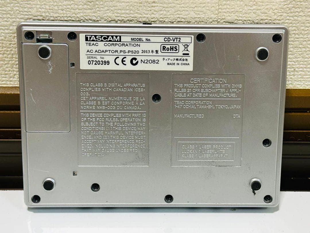 TASCAM CD-VT2 ポータブルCDトレーナー