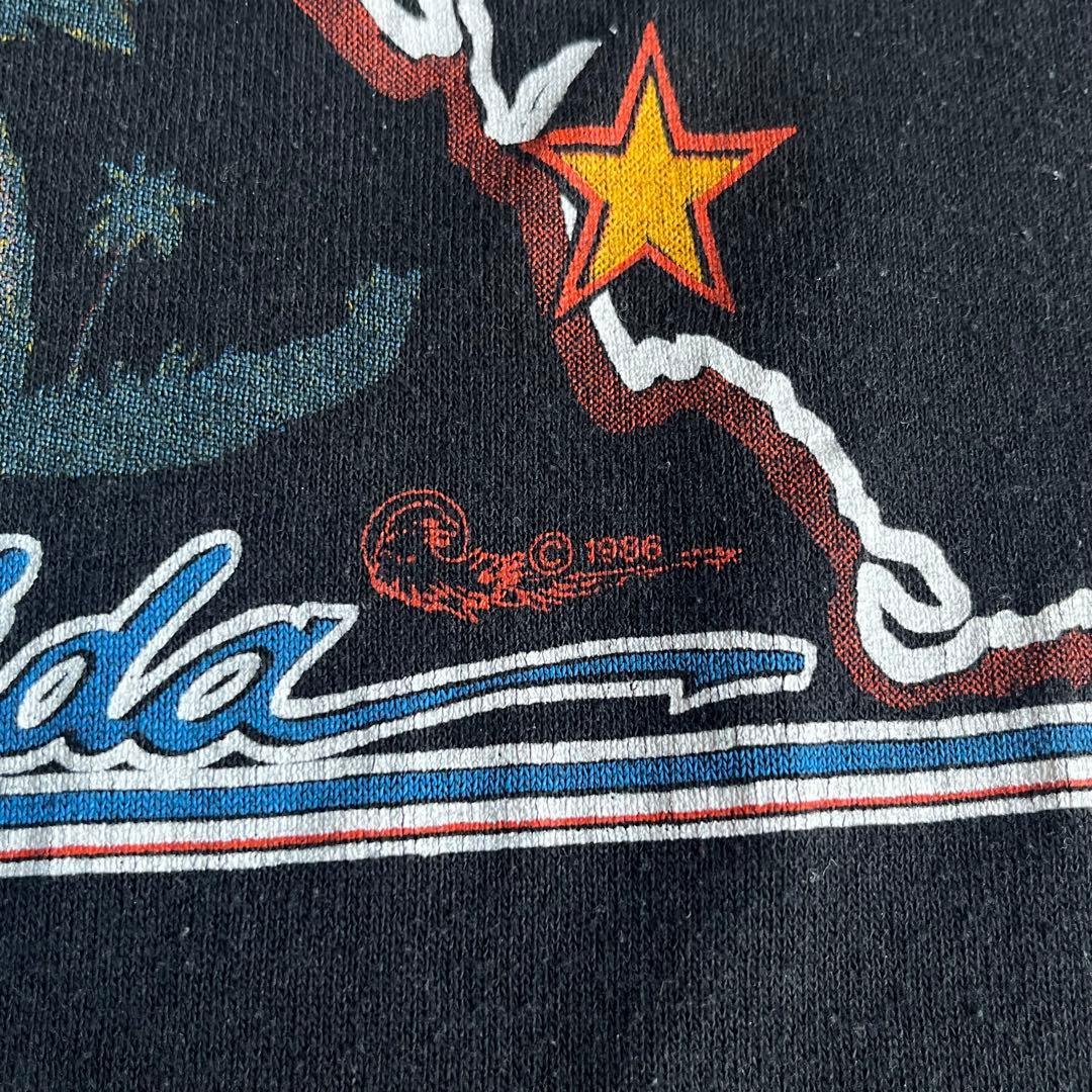 80s ハーレー Tシャツ USA製 両面プリント 星条旗 XL