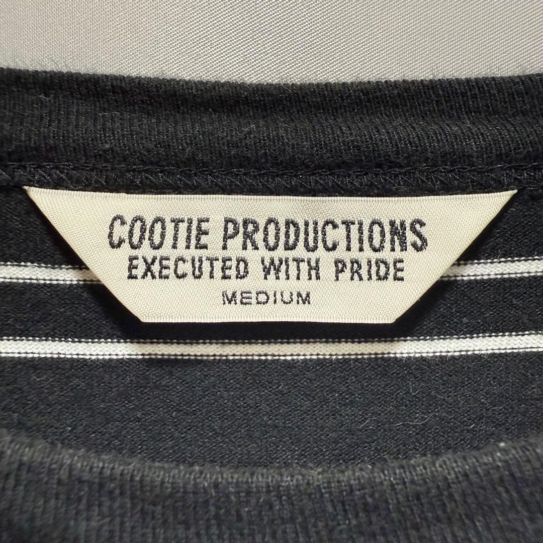トップス COOTIE / Supima Border Oversized SS Tee