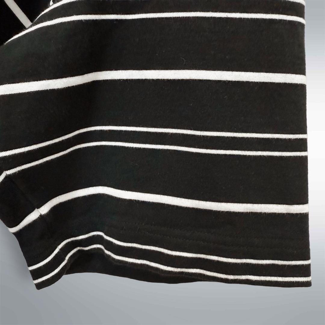 トップス COOTIE / Supima Border Oversized SS Tee