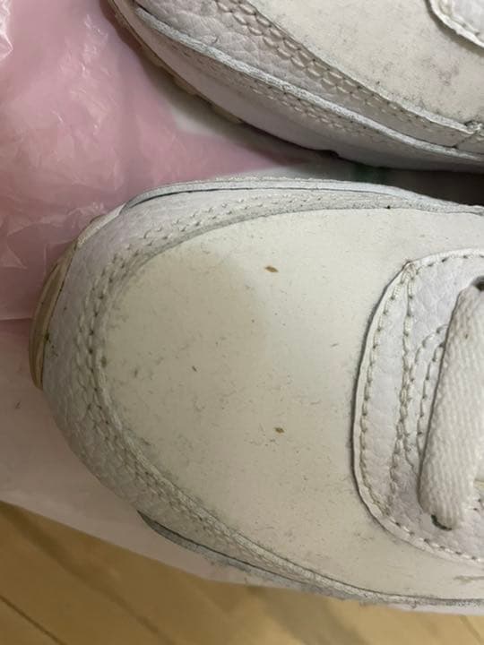 美品 ナイキ エアマックス90 SE ホワイト×パープル