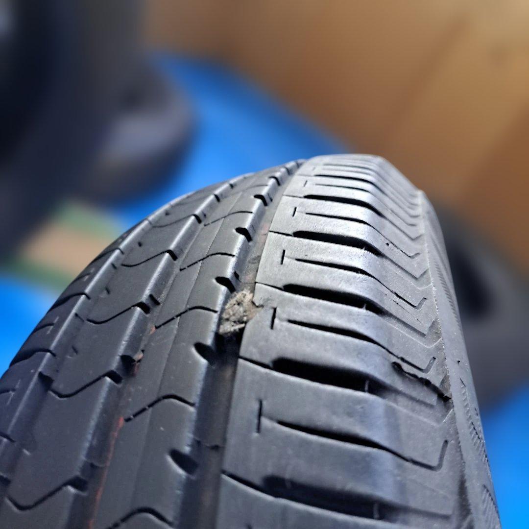 1本パンク修理跡★155/80R13★BRIDGESTON NH100C送料無料