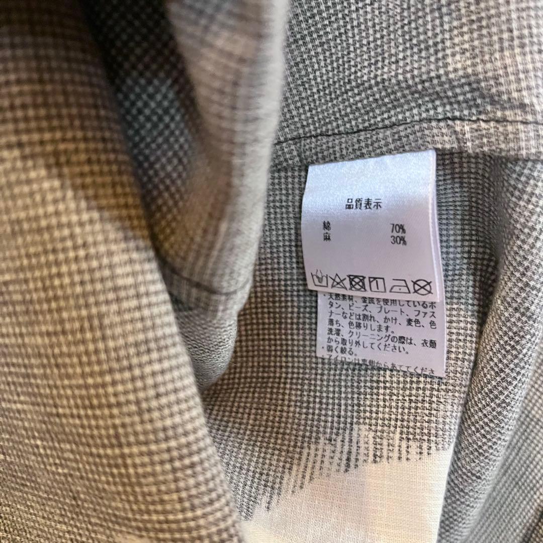 美品！pallas palaceパラスパレス　沙羅の木柄ワンピース