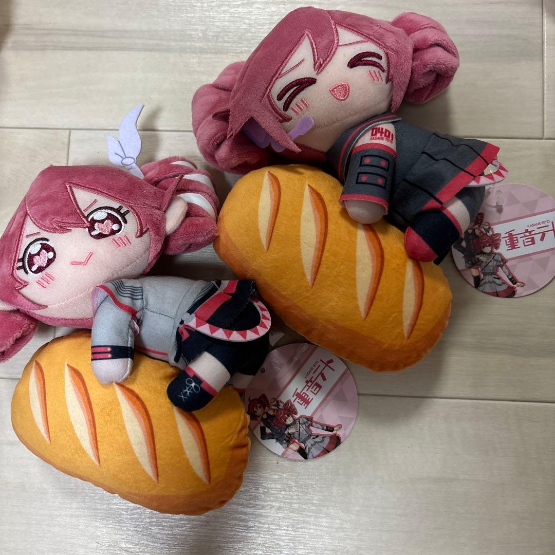 重音テト フランスパン ぬいぐるみ 全2種セット まとめ売り