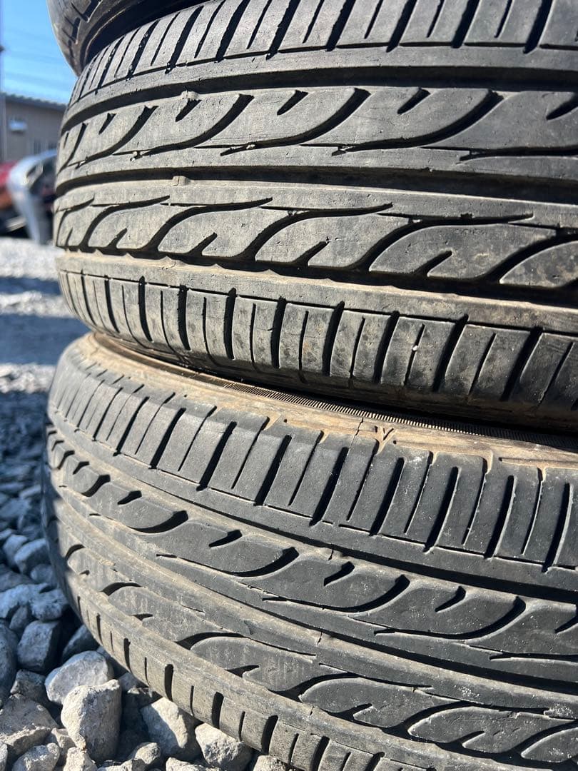 ダンロップ　デジタイヤ　ec202 175/65r15 23年製　バリ山