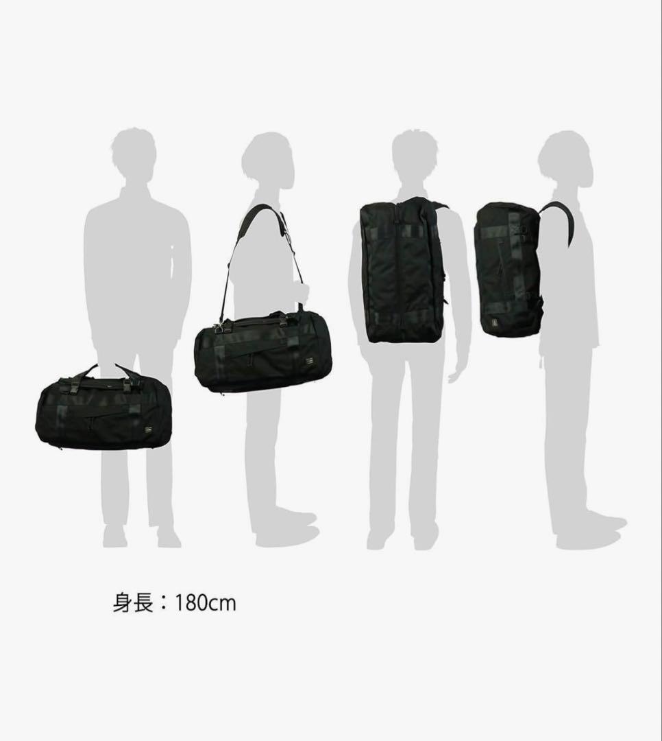 【美品】PORTER　BOOTH PACK　3WAY　DUFFLE BAG(M)