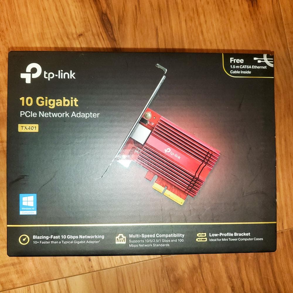 TP-Link TX401 10GbE LANカード PCIe 10G