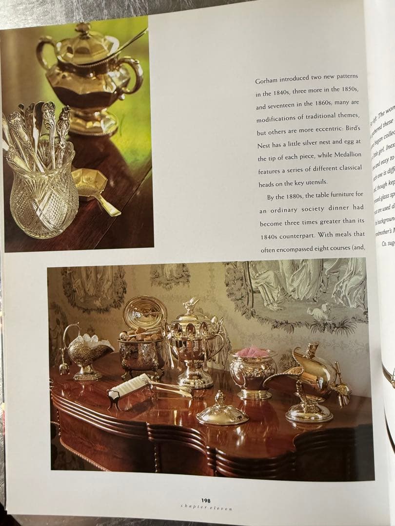 Antiques for the Table 洋書　古書