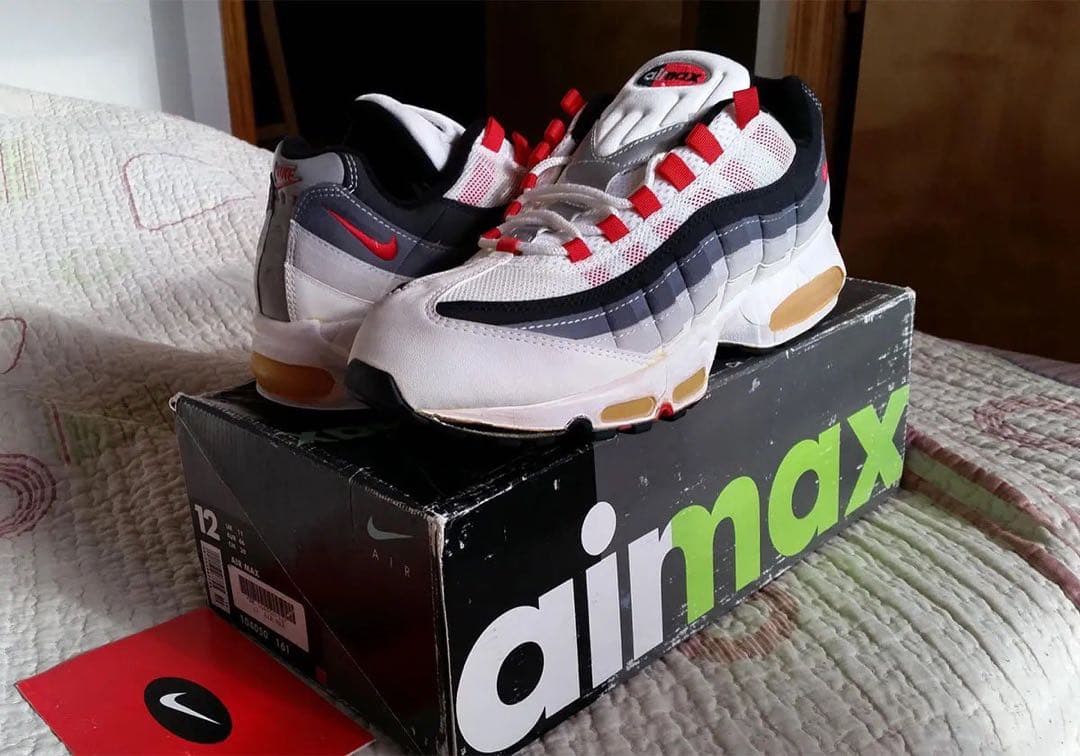 AIR MAX 95 BIG BUBBLE comet 赤グラデ