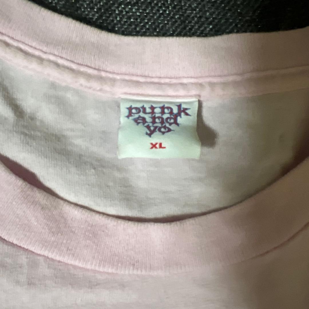 punkandyo tシャツ ピンク skate sk8 xl