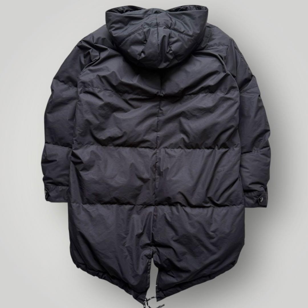 希少 美品 FRED PERRY ロングダウンコート ロングコート ブラック