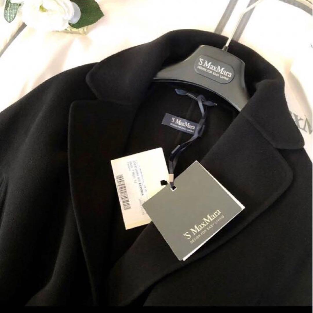 新品タグ付【'S MAX MARA】38ESTURIAクチートアマーノ　ブラック