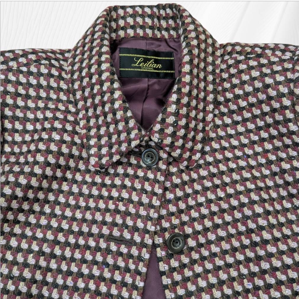 【未使用】Leilian レリアン 高級 カシミヤ１００％ ジャケット １３号