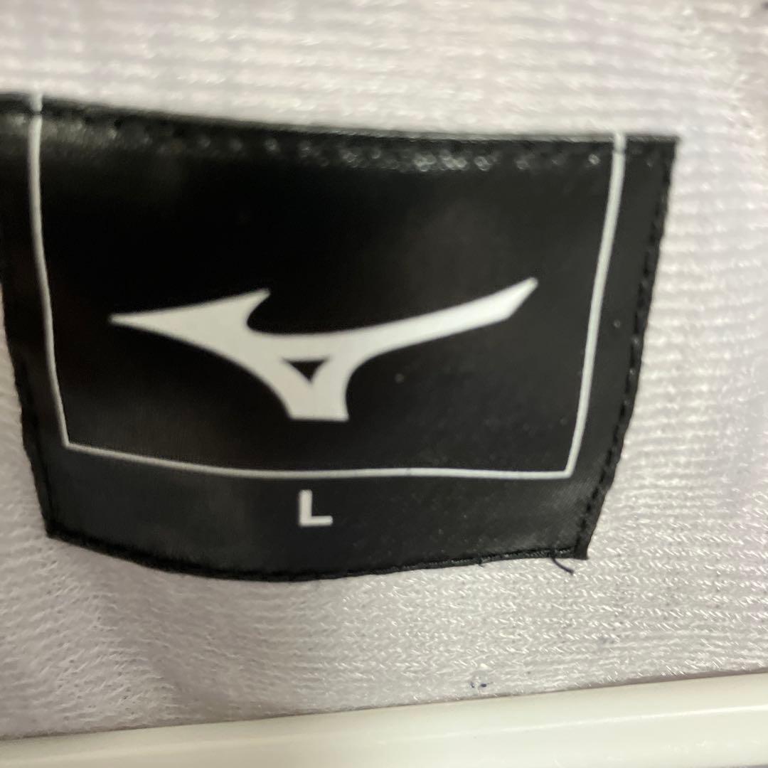 Mizuno ウィンドブレーカー ホワイト　Lサイズ上下
