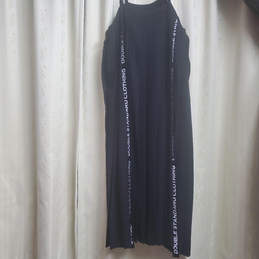 DOUBLE STANDARD CLOTHING プリーツスカート肩紐付き