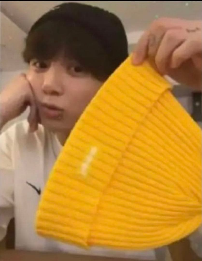 【新品】 Supreme Overdyed Beanie Lemon ジョングク