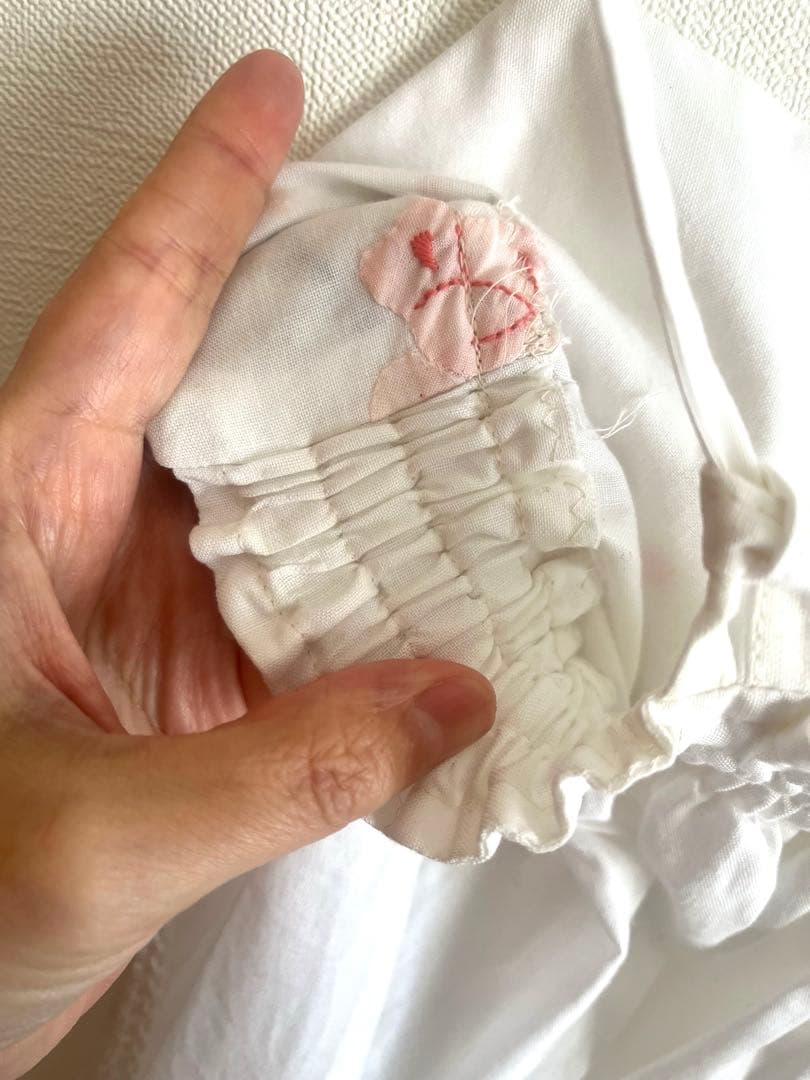 remake ハンドメイド　テーブルクロスワンピース　レース　キャミワンピ