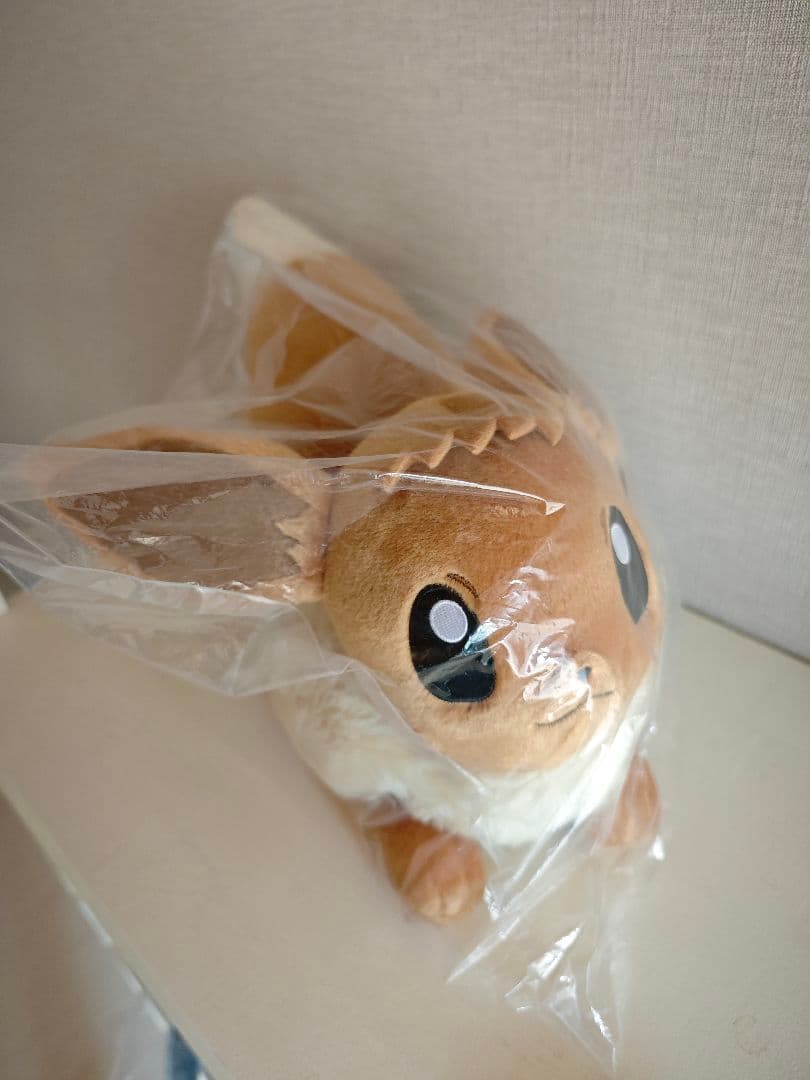 新品未使用 等身大イーブイ 寝そべりぬいぐるみ ポケモンセンター