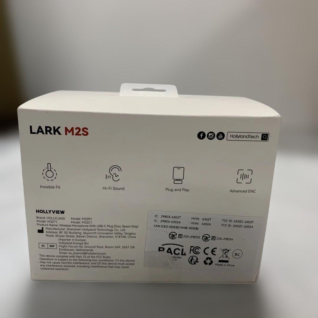 HOLLYLAND LARK M2S ワイヤレスマイク