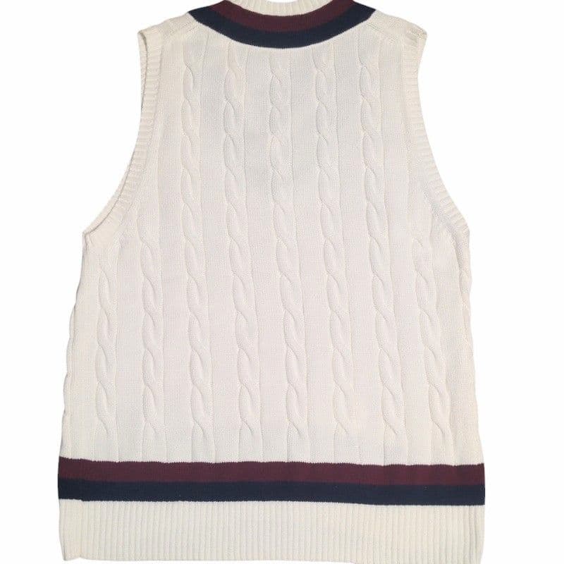 美品　XL　ブルックスブラザーズ　チルデン　ニット　ベスト　スーピマ　ケーブル