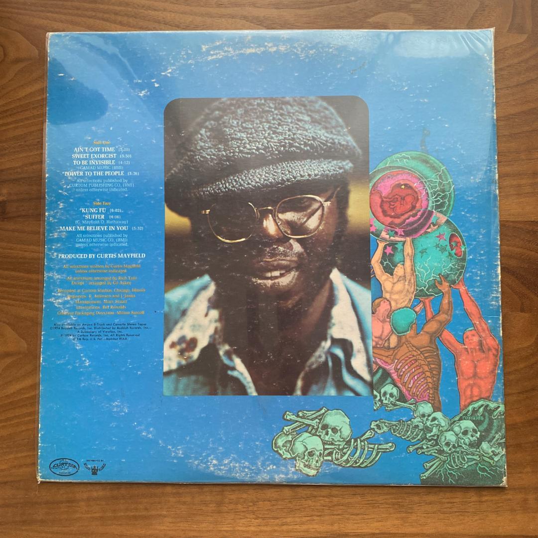洋楽 LP Curtis Mayfield Sweet Exorcist US ORG