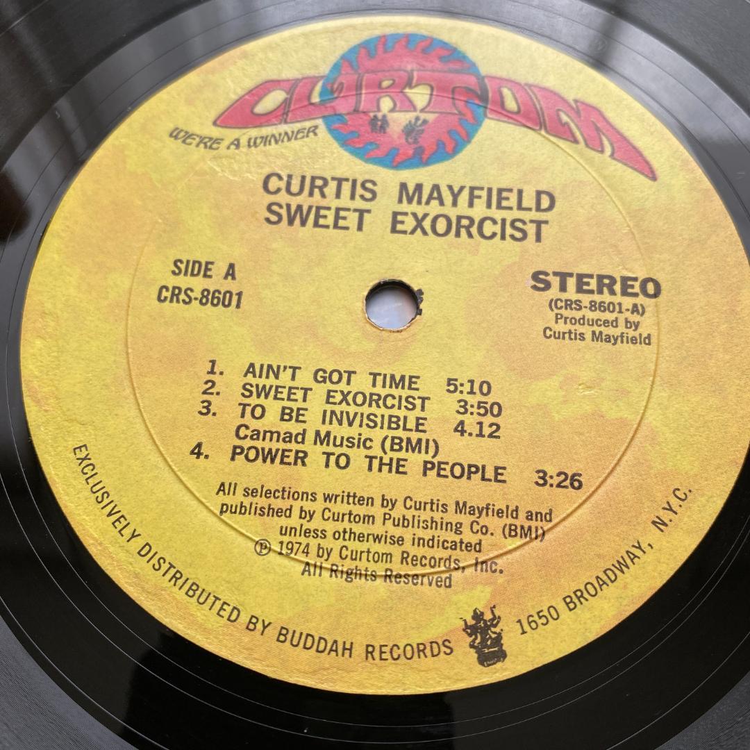 洋楽 LP Curtis Mayfield Sweet Exorcist US ORG