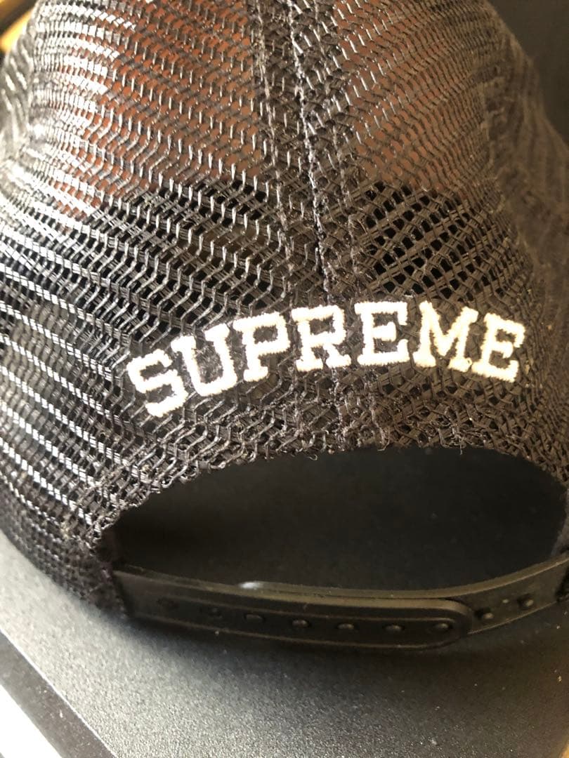 SUPREME × ANTI HERO メッシュキャップCAP BLACK 黒