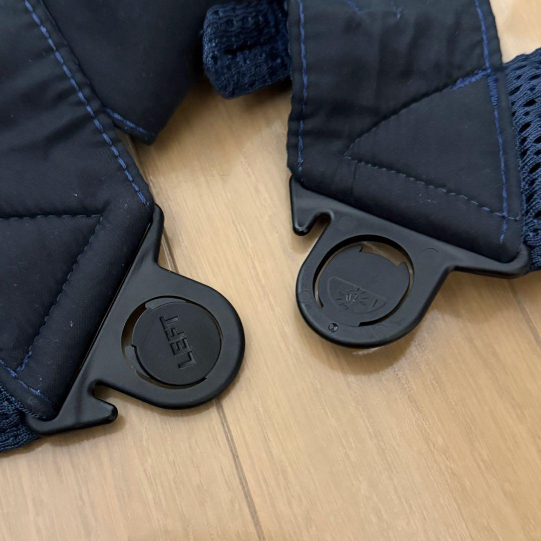 美品【BABY BJORN】 ベビーキャリアMINI メッシュ ネイビーブルー