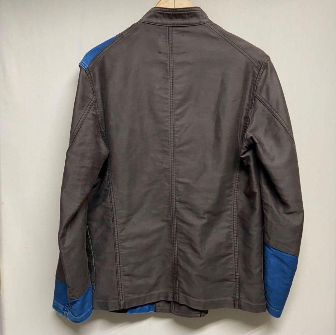 y*i様 デザイン性高↑ OUTIL モールスキンカバーオール USED加工
