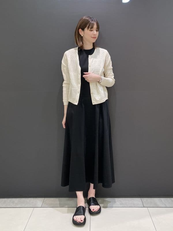 theory uxe 23SS Ice Cotton Aman カーディガン