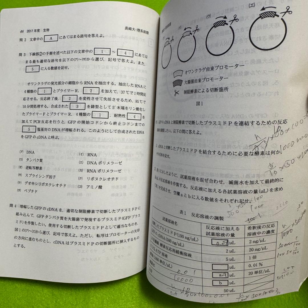 長崎大学　赤本　医学部　理系　2016年～2024年 9年分