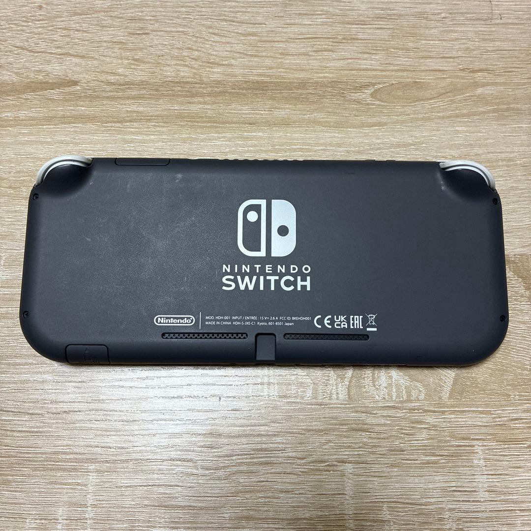 任天堂switch lite グレー　本体と充電アダプタ