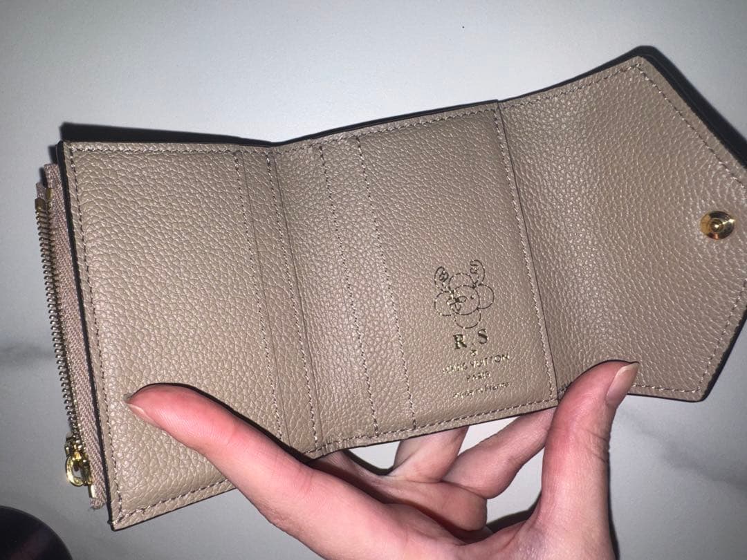 Louis Vuitton 三つ折り財布 ベージュ