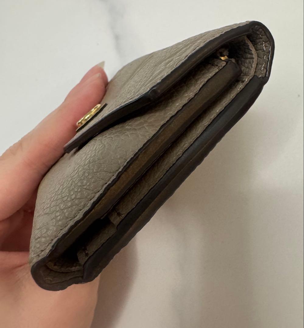 Louis Vuitton 三つ折り財布 ベージュ