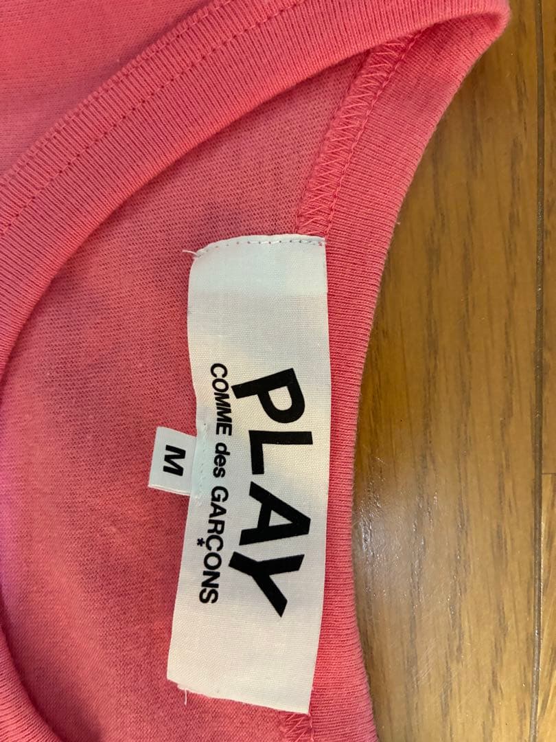 PLAY COMME des GARÇONS ピンク Tシャツ M