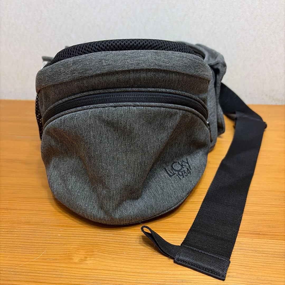 POLBAN ADVANCE 抱っこ紐 メランジグレー　シングルショルダー付き