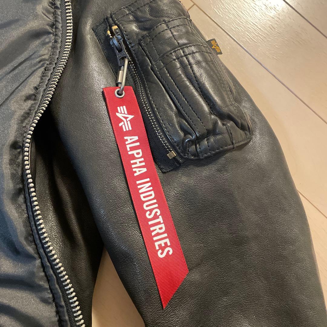 【値下】ALPHA INDUSTRIES MA-1 L シープスキン