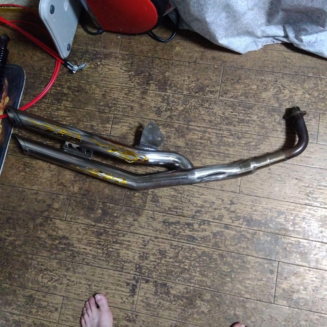 マグナ50ダブルUPスラッシュカットマフラー