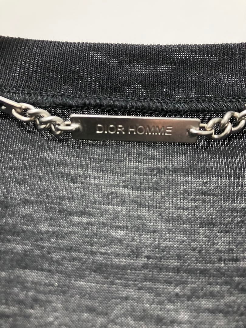 Dior Homme エディスリマン期 シルバーラメTシャツ