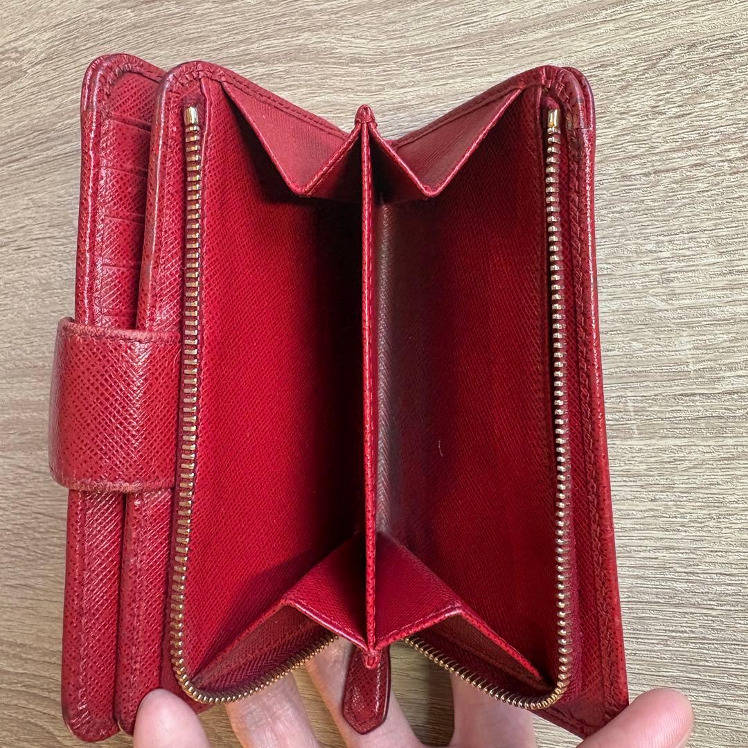 【正規品】PRADA 二つ折り財布 ピンク サフィアーノレザー