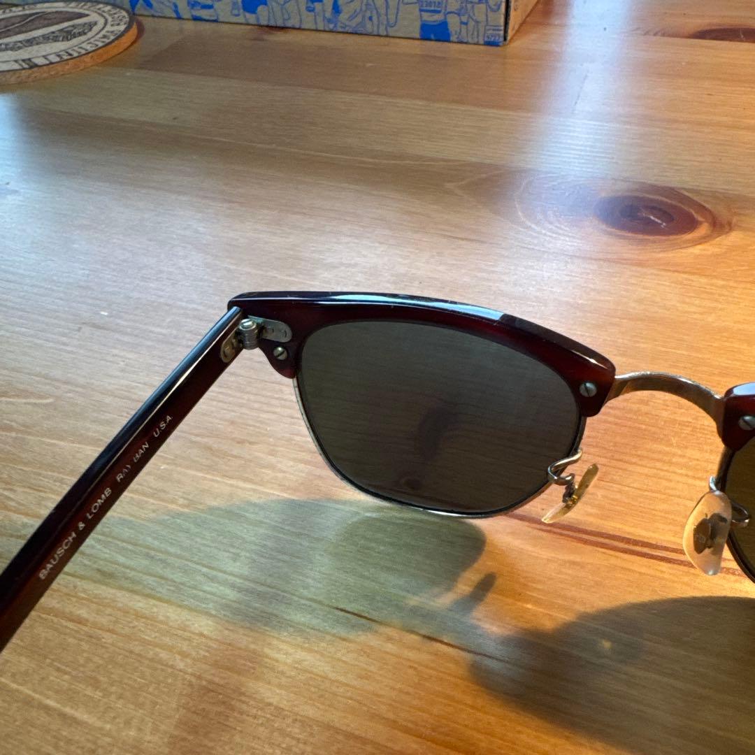 り*ー様 B&L Ray-Ban クラブマスター W0366 ヴィンテージ 80