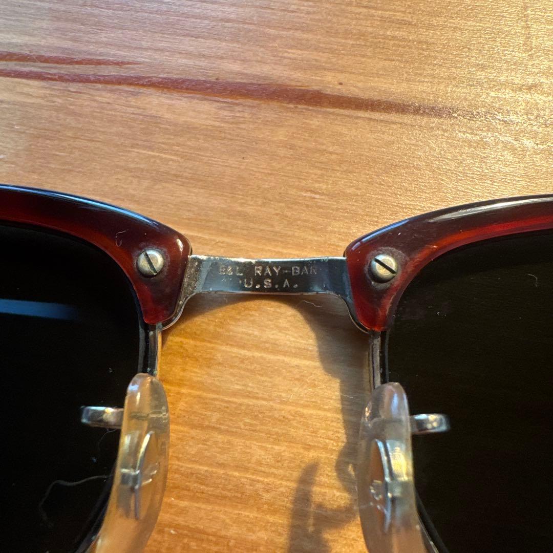り*ー様 B&L Ray-Ban クラブマスター W0366 ヴィンテージ 80