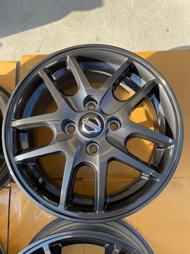 日産純正OP 14インチホイール　5.5J PCD100 4H 2本セット①