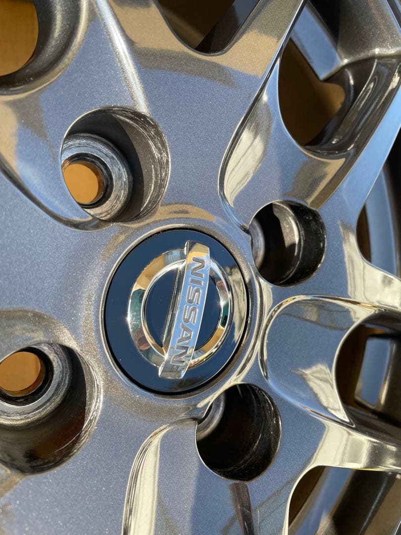 日産純正OP 14インチホイール　5.5J PCD100 4H 2本セット①