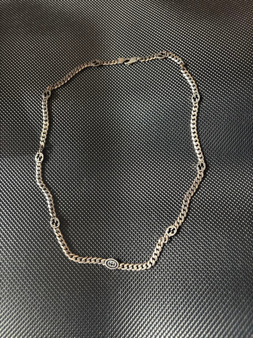 アクセサリー GUCCI Thin Interlocking G Necklace